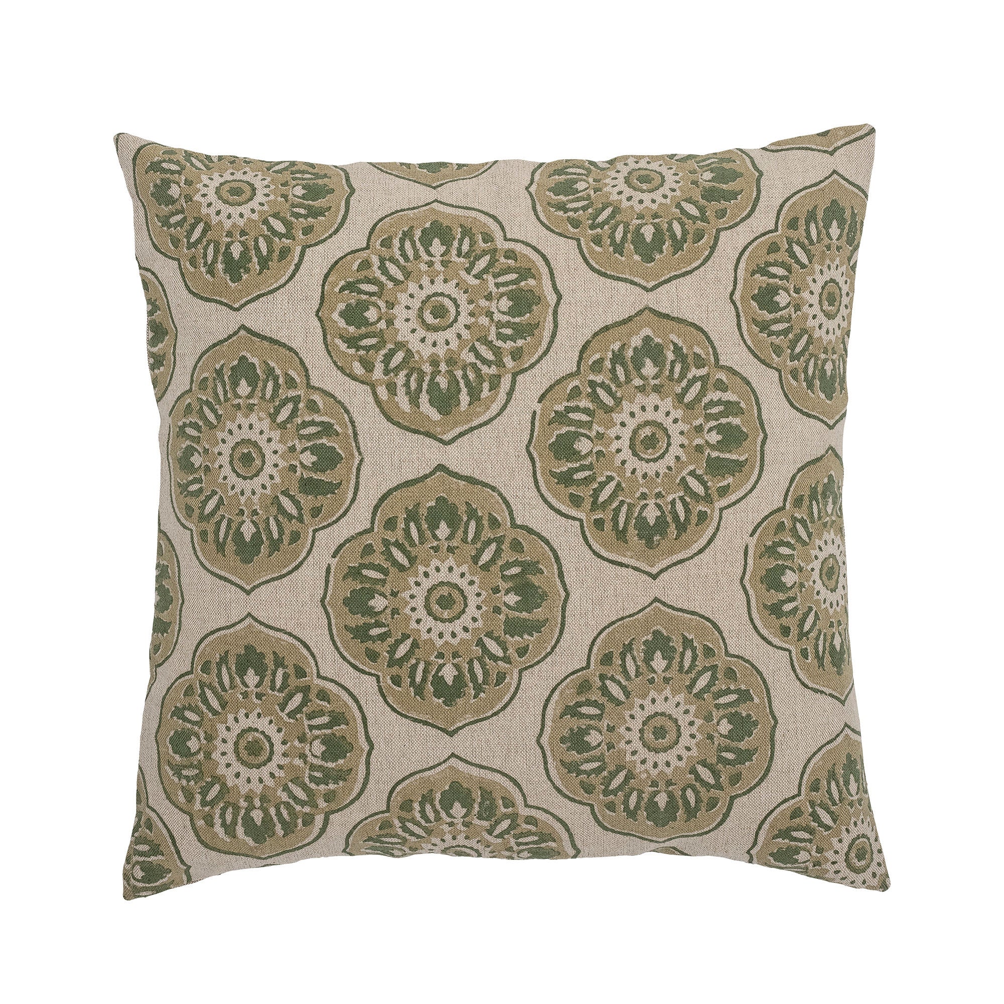 Creative Collection Coussin Nicolina, Vert, Lin