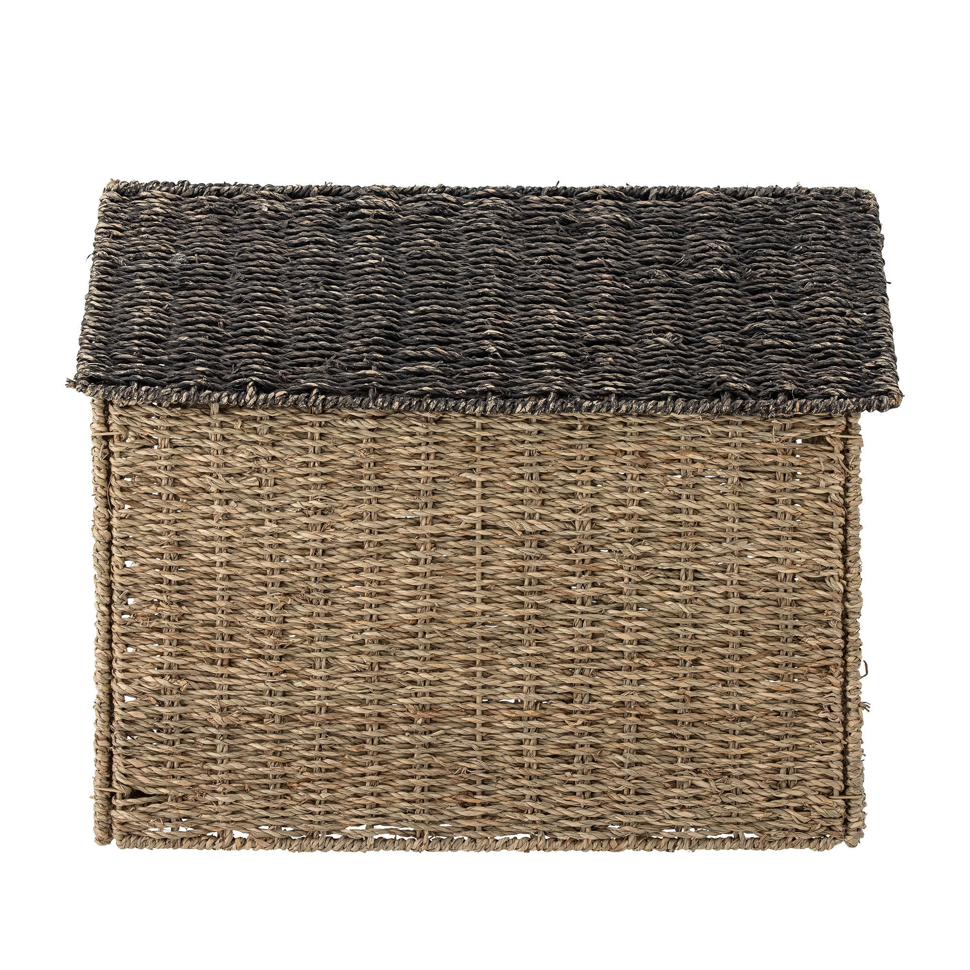 Bloomingville MINI Fredie Cesta con tapa, naturaleza, pasto