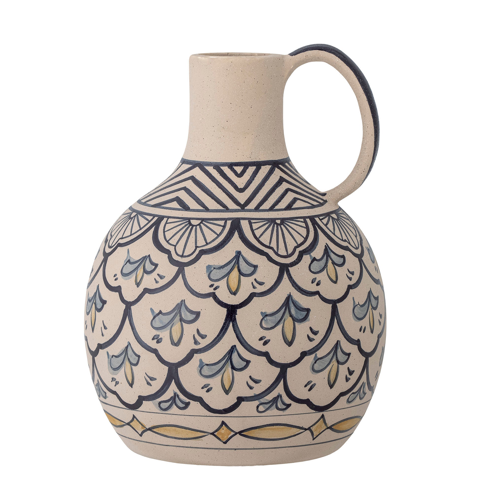 Blooming ville Nadya Vase, Blau, Steinzeug